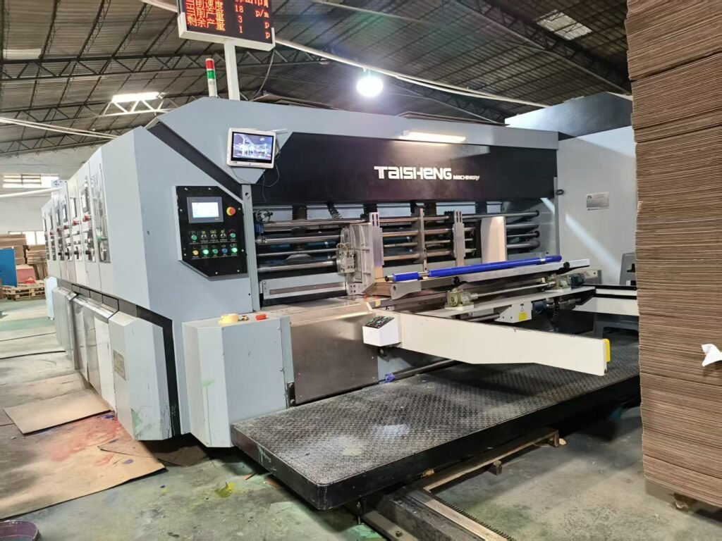 Slotted printing machine