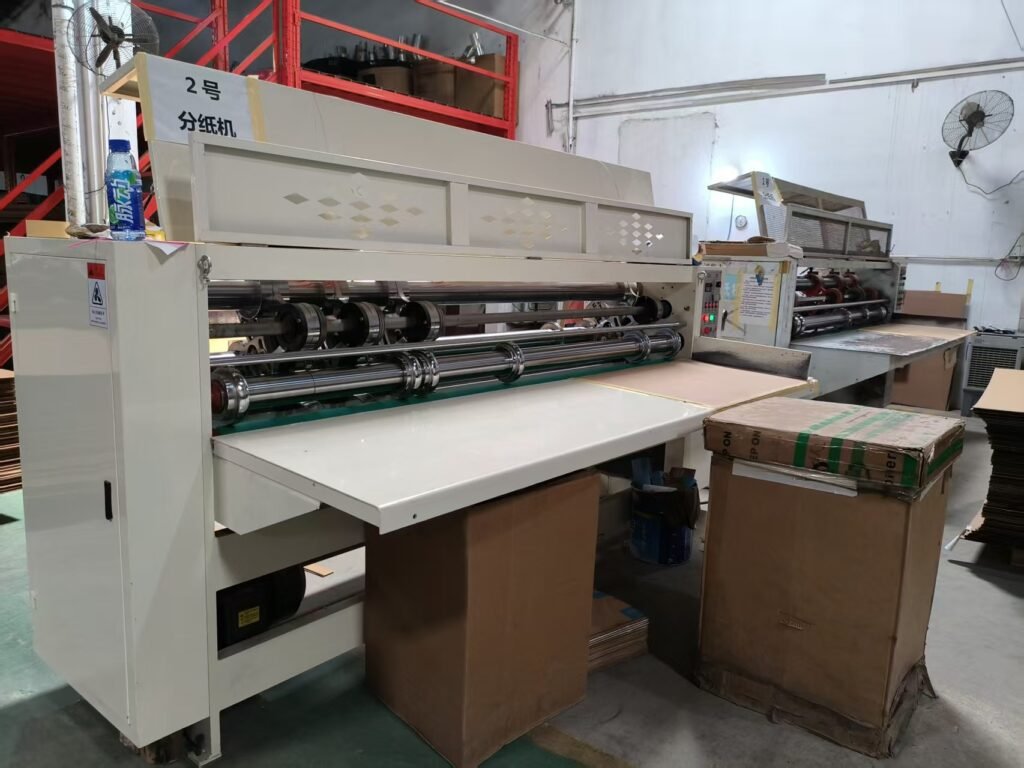 Paper dividing machine